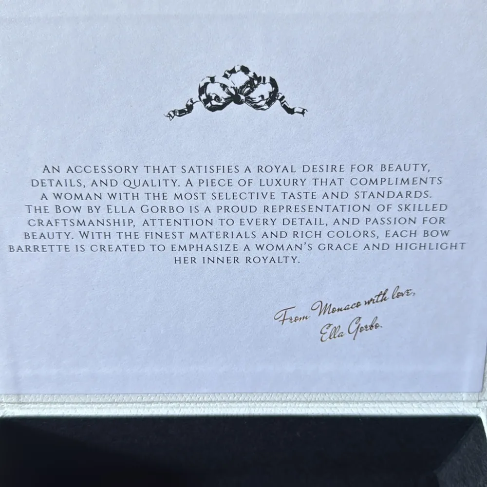 The Bow by Ella Gorbo Purple - Image 4