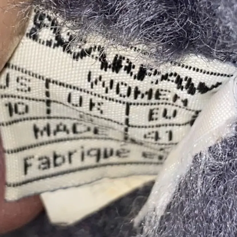 BEARPAW Demi Gray suede leather & sherpa  sherpa wool Fall Winter Boot half boot - Image 8