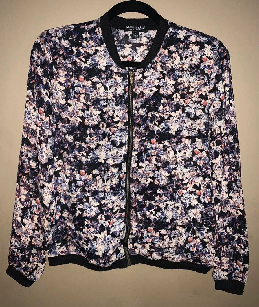 Semi Sheer Floral Jacket - Image 2