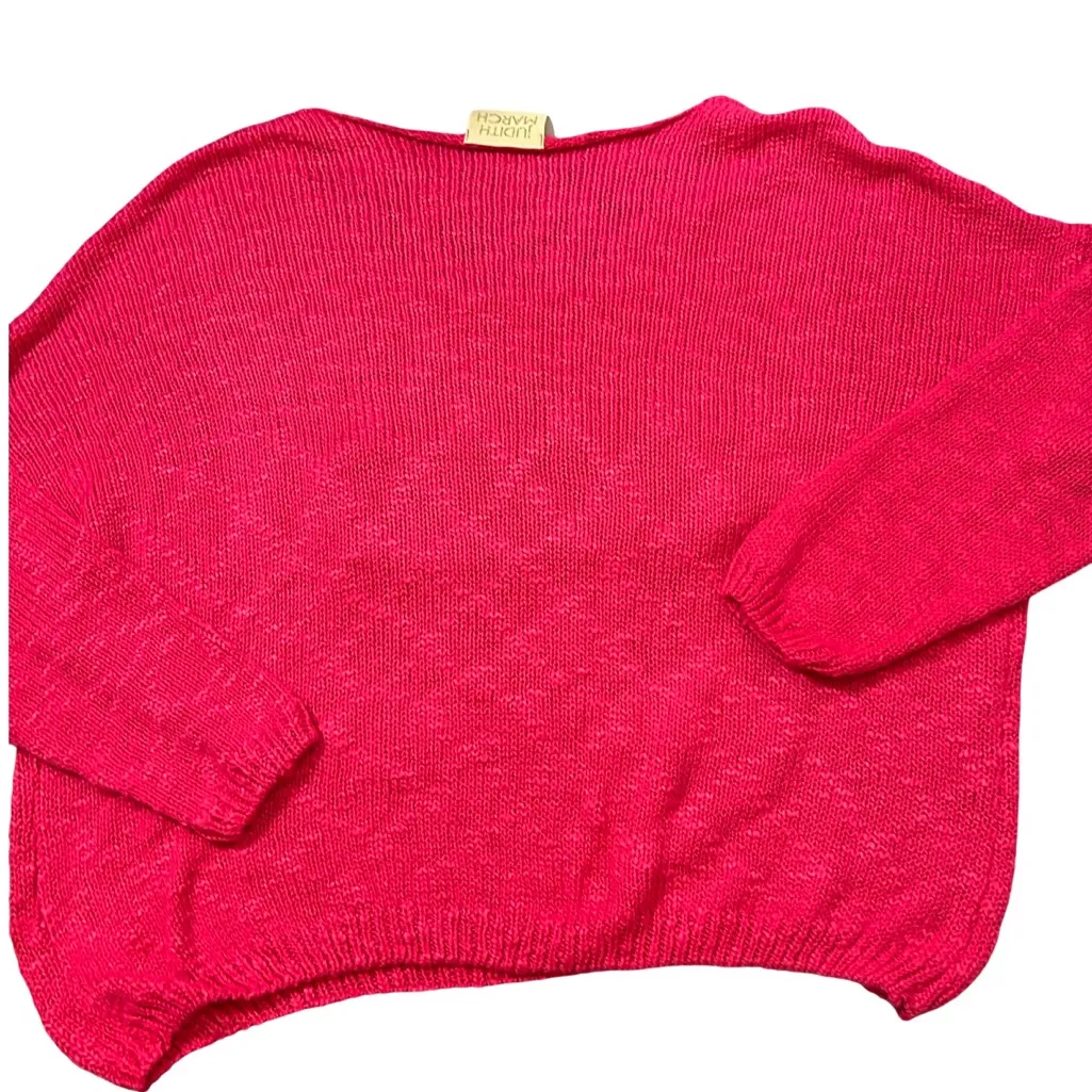 Judith March XOXO Valentine Sweater | Hot Pink & Red | M/L πβ€οΈπβ€οΈ - Image 5