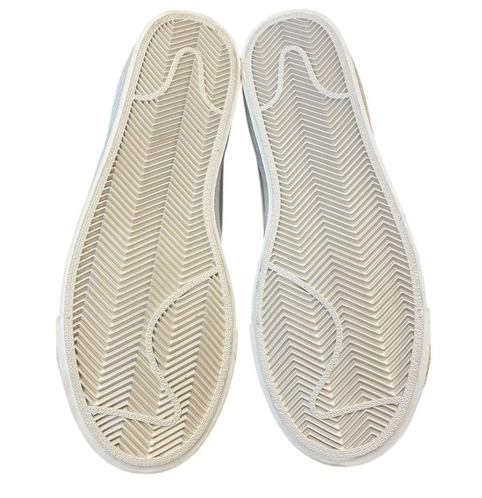 Nike Blazer Mid 77 Essential Sneaker White Metallic Silver Womens Size 7 New - Image 7