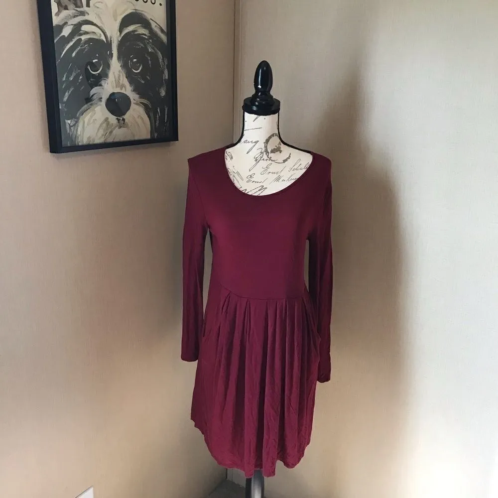 12 pm by Mon Ami Nice red dress long sleeves large - Image 6