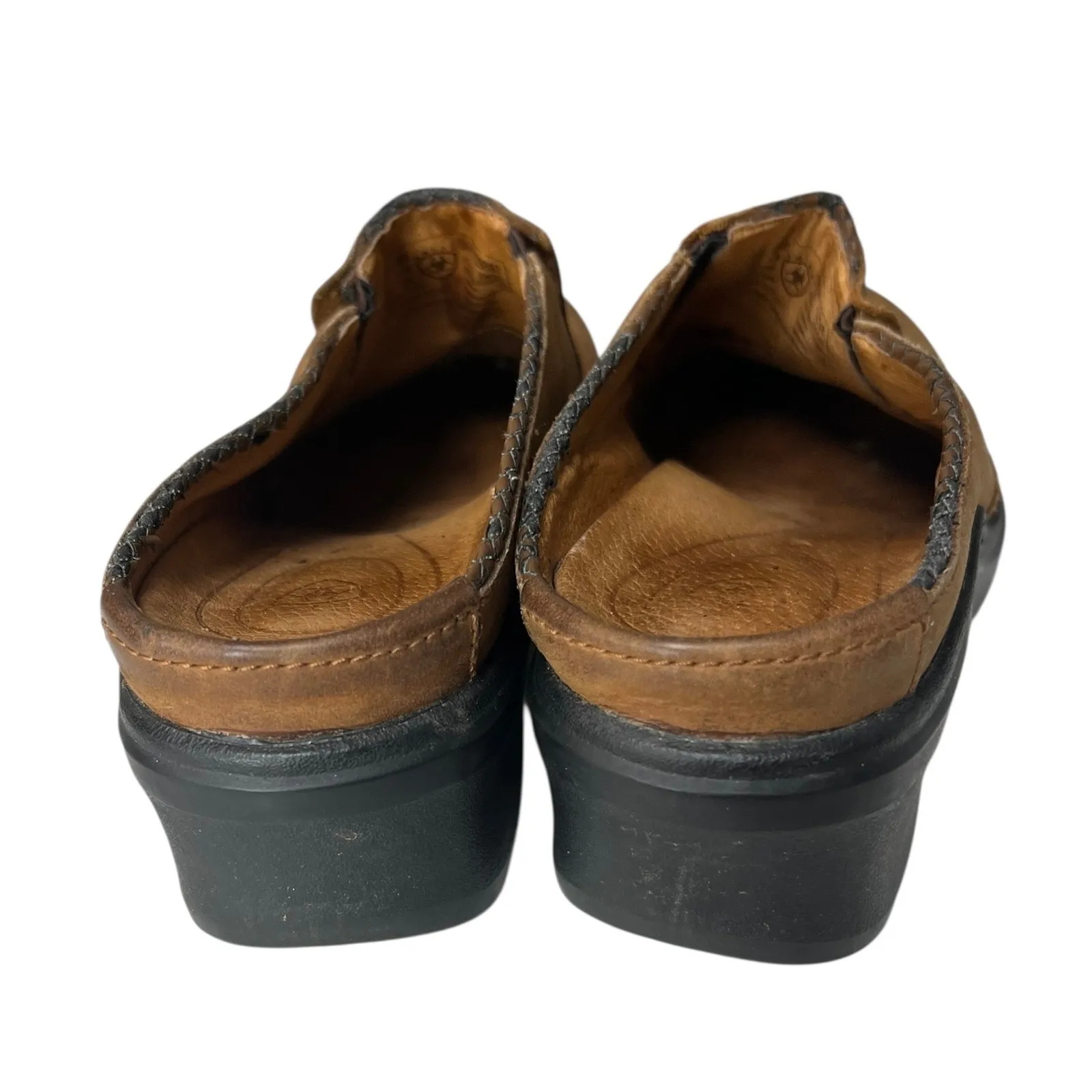 Ariat Mendocino Tassel Dark Aged Shoes Clogs Women's 8B Leather Slip-on - Image 8