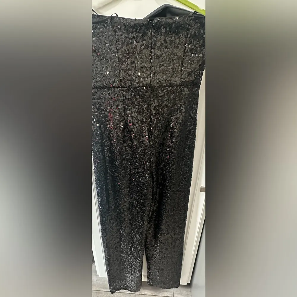 Anthropologie Hutch Bow Sequence Jumpsuit - Image 3