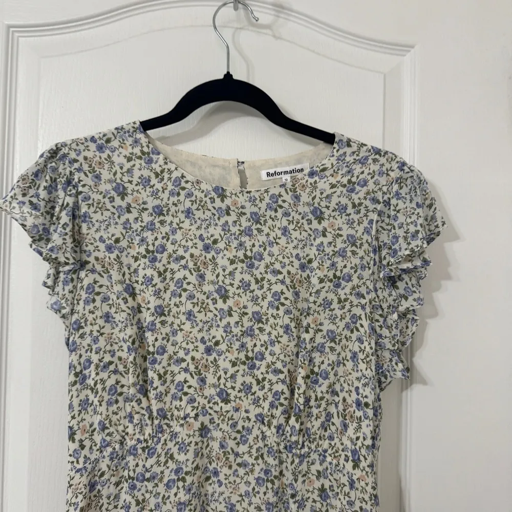 REFORMATION IDALIA DRESS PIXIE SIZE 12 - Image 7