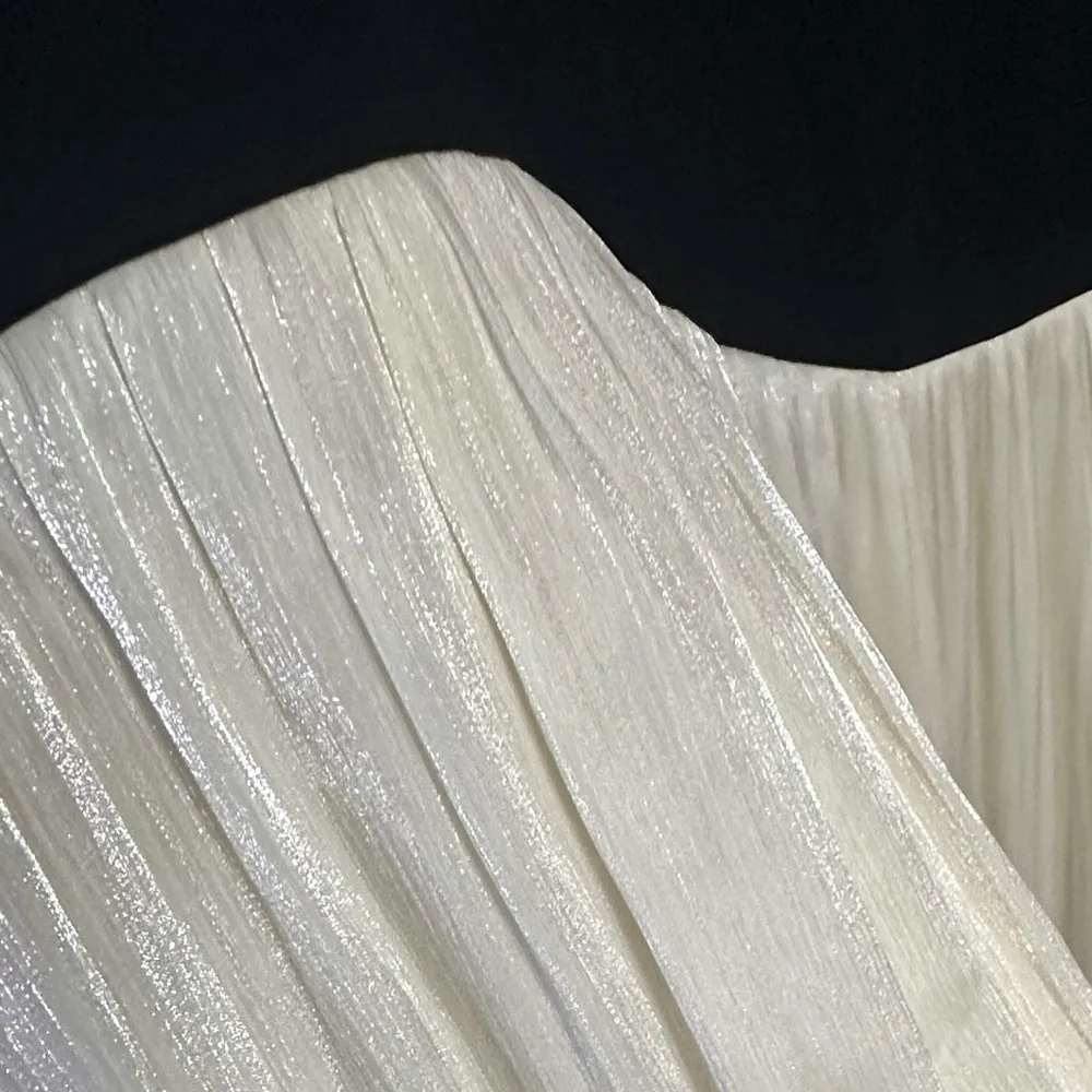 Commense Two Tone Pleated Midi Dress size m Black Size M - Image 3