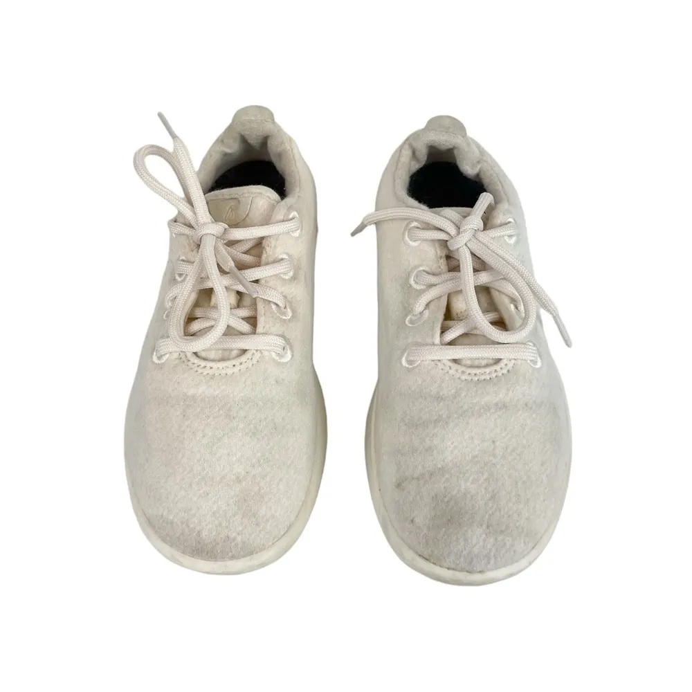 Allbirds Womens Wool Runners Running Shoes Sz 7 Cream Off White - Image 3