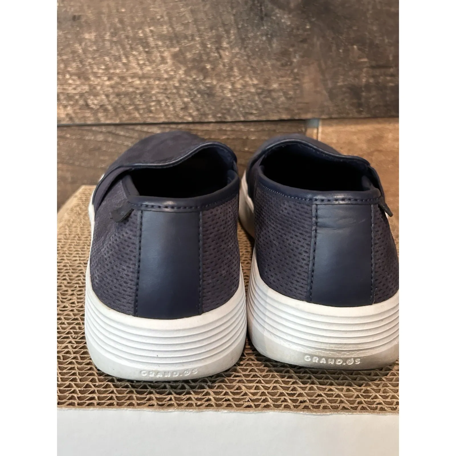 Cole Haan Grand.OS Blue Slip On Flats Lightweight Shoes‎ Women's Size 10 B - Image 6