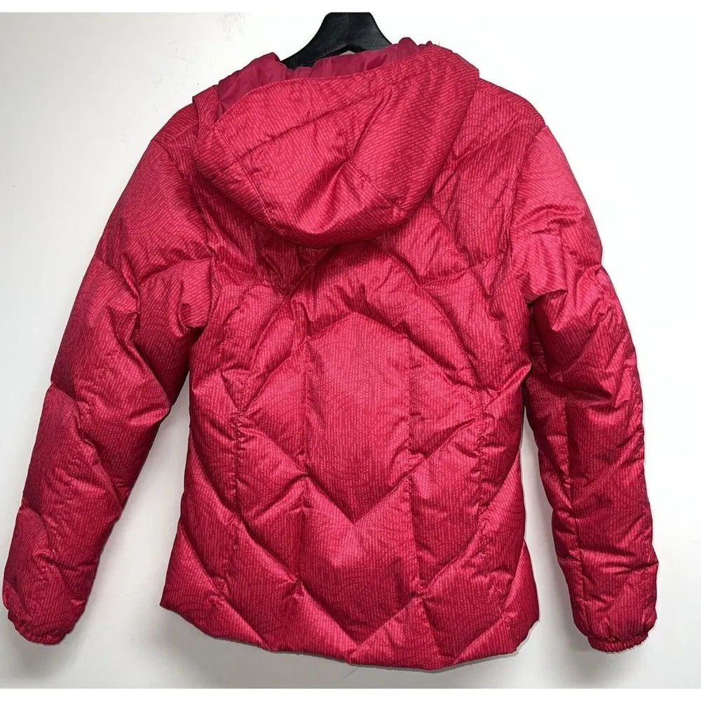 Nike ACG 3 Outer Layer Womens Pink Puffer Winter Coat SZ S Barbiecore Down Hood - Image 4