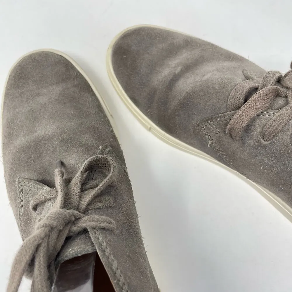 Gemma Dark Gray Suede Leather Chukka Ankle Boots Sneakers womens 7.5 - Image 6