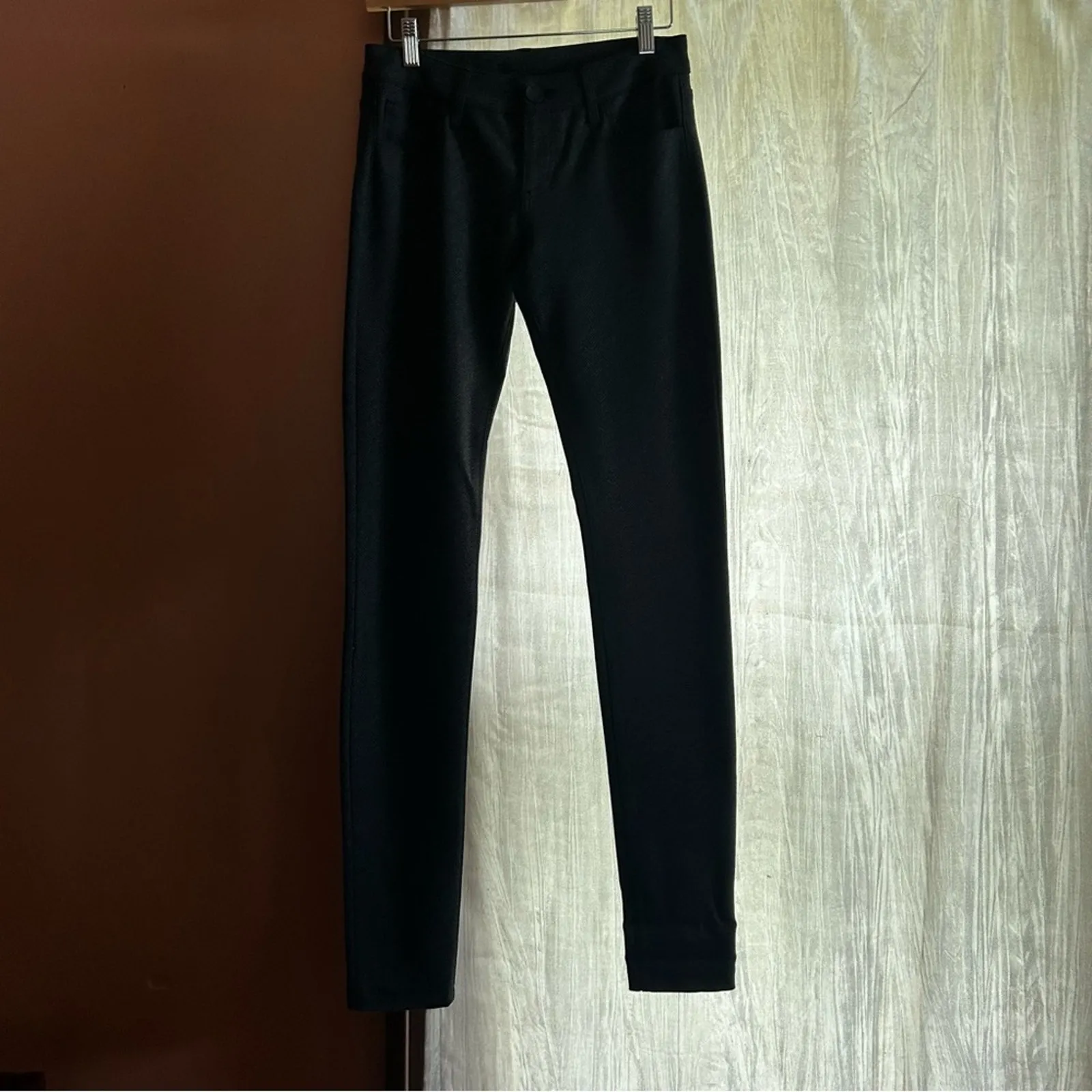 Kut from the Kloth Ponte Knit Skinny Ankle‎ Pants Herringbone Gray NEW Size 2 - Image 2