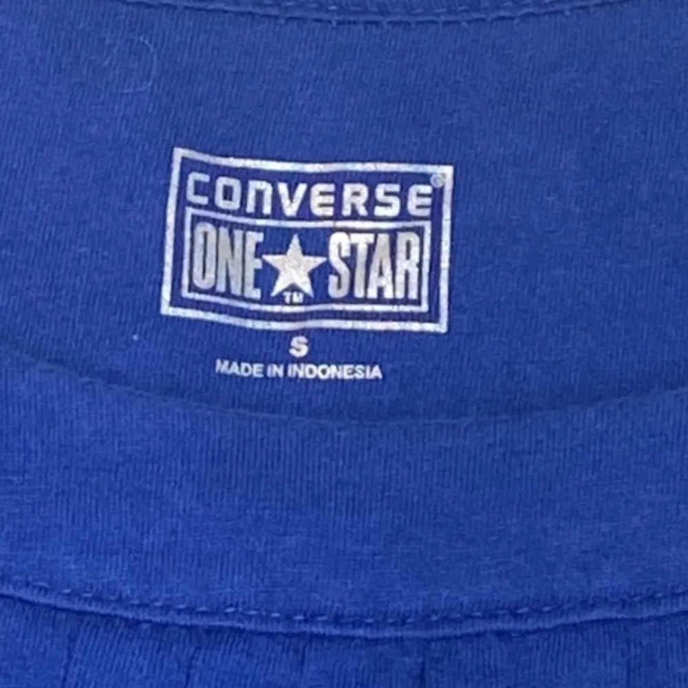 Converse  blue short sleeve tee - Image 5