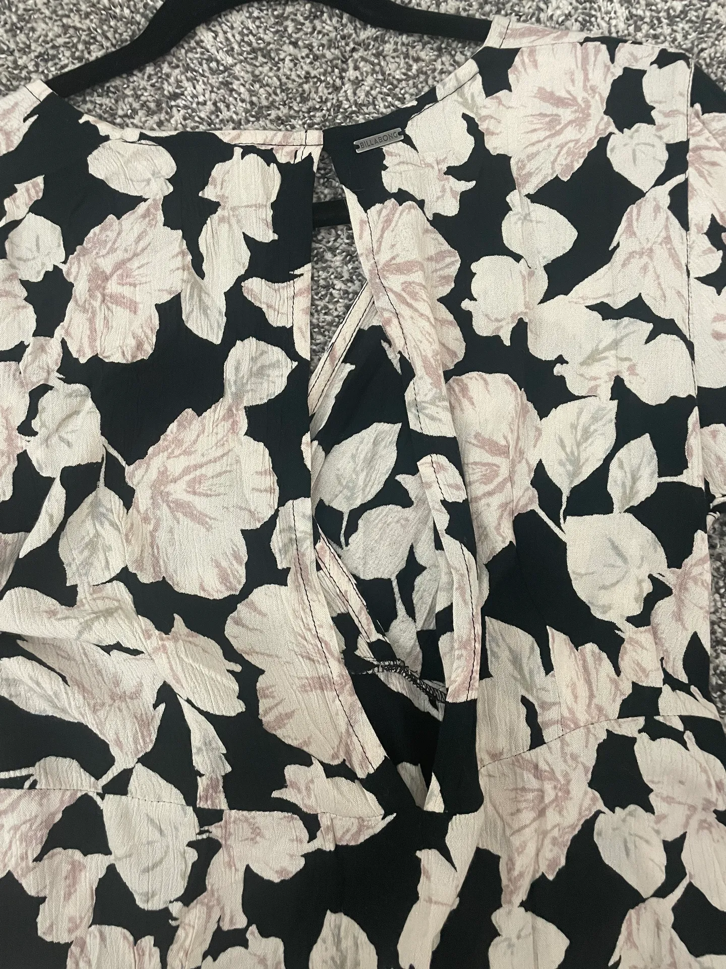 floral wrap mini dress - Image 4