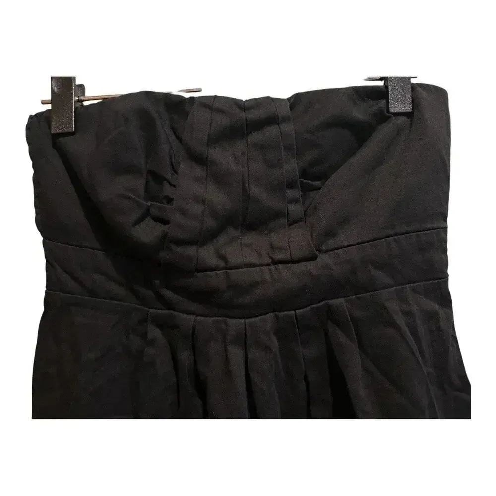 Studio Y Strapless Pleated Black Top‎ | Size M - Image 3