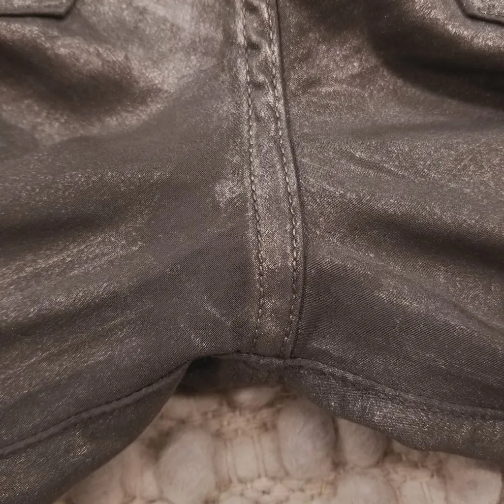 Mother The Looker Jeans Disturbing the Peace Gunmetal Sz 26 - Image 11