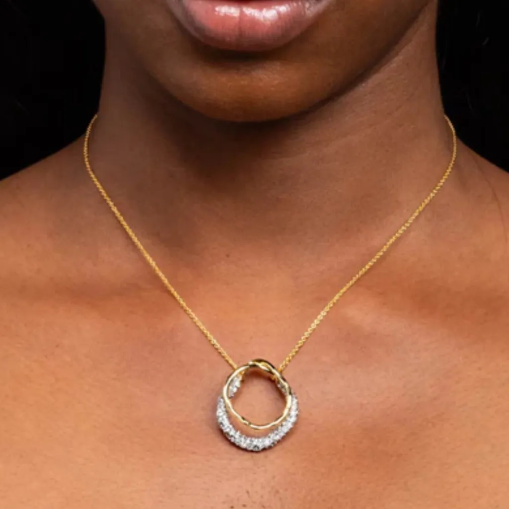 New Alexis Bittar Gold and Silver Necklace - Image 3