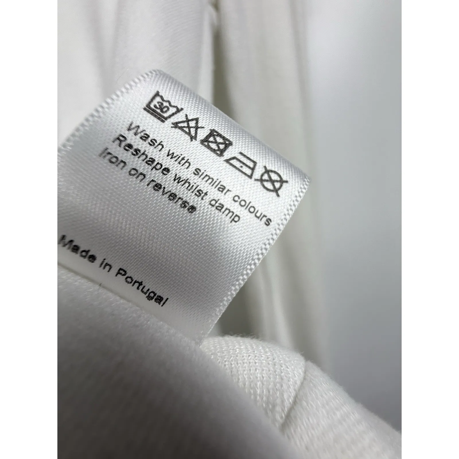 Me+Em Sweatshirt Womens White V Neck Jumper Pullover Top Long Sleeve Size 6 - Image 4