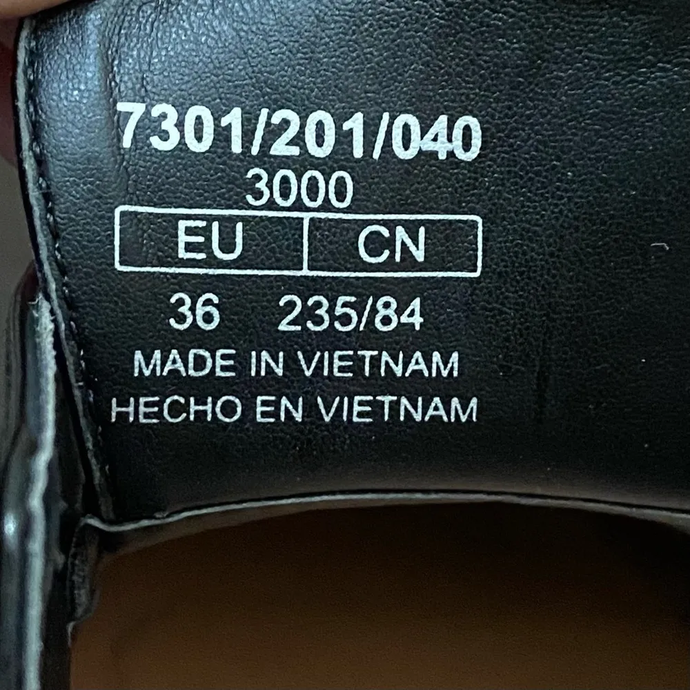 ZARA “Derby” Black Rhinestones Embellished Almond Toe Platform Oxfords Size 36 - Image 14