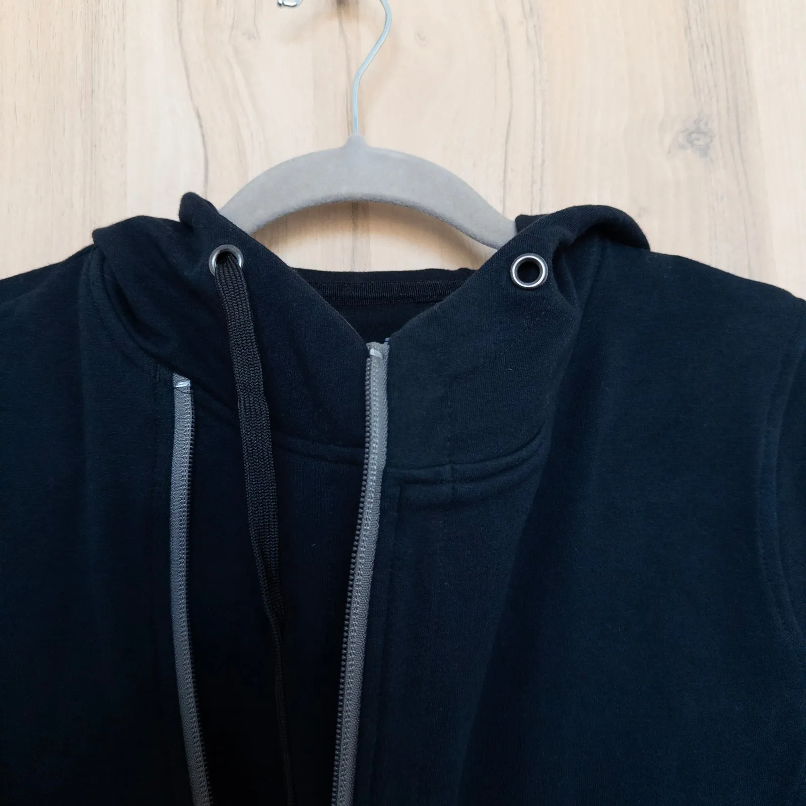 Polaris Womens Full Zip Hoodie Jacket Size XS Black Gray Outdoor Athleisure - Image 8