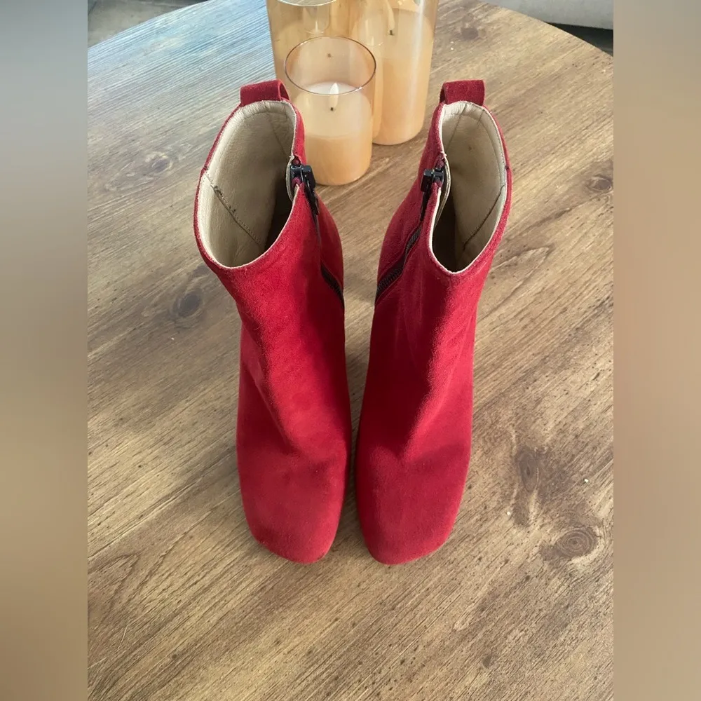 Rag & Bone Red Ankle Boots - Image 6