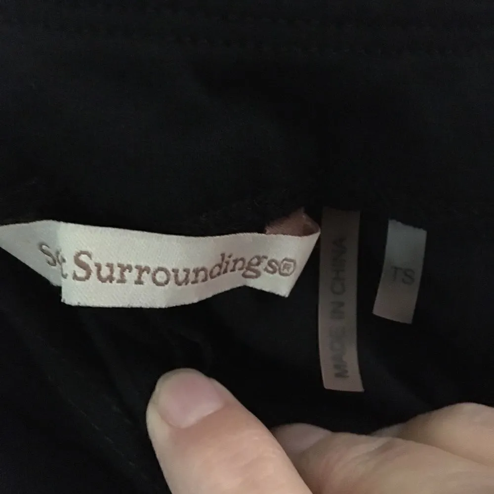 Soft Surroundings black skinny pull on pants TS - Image 6