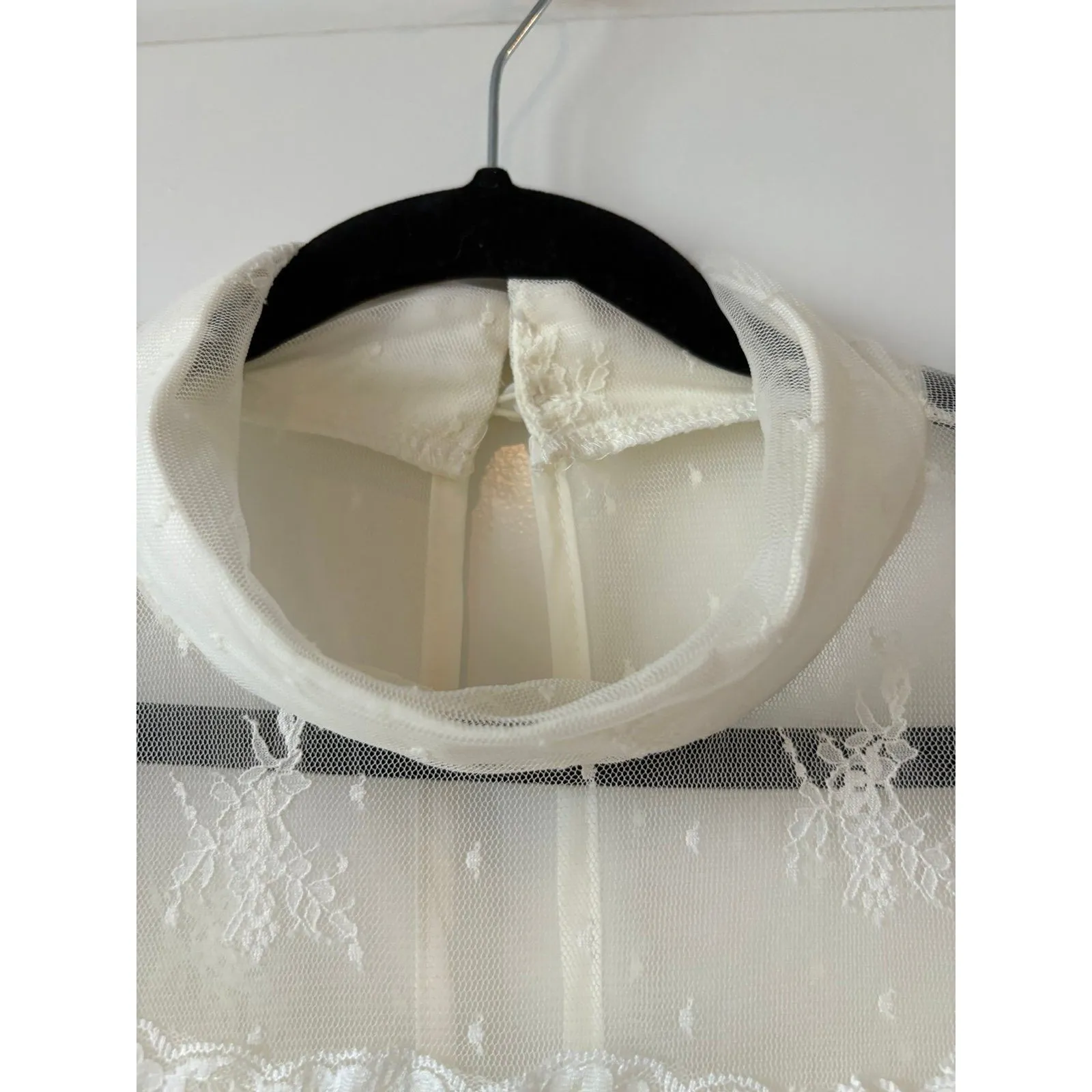 Lace Dress Shein Off White XL - Image 3