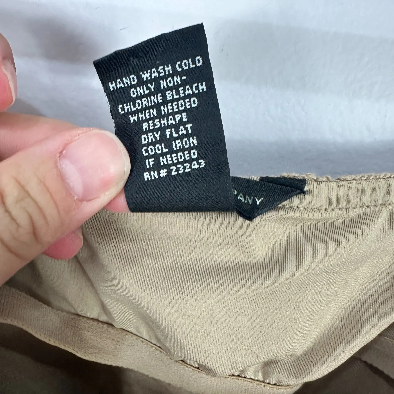 NY&C Tank Top Womens L Beige Crochet‎ Boho Cottagecore Festival Y2K Layering Tan Size L - Image 3