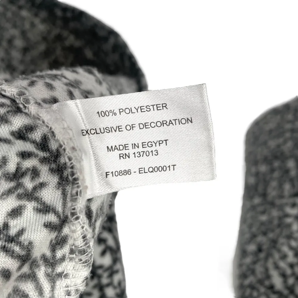 Eddie Bauer Women’s Black White Fleece Pullover Quarter Zip Top - Image 10