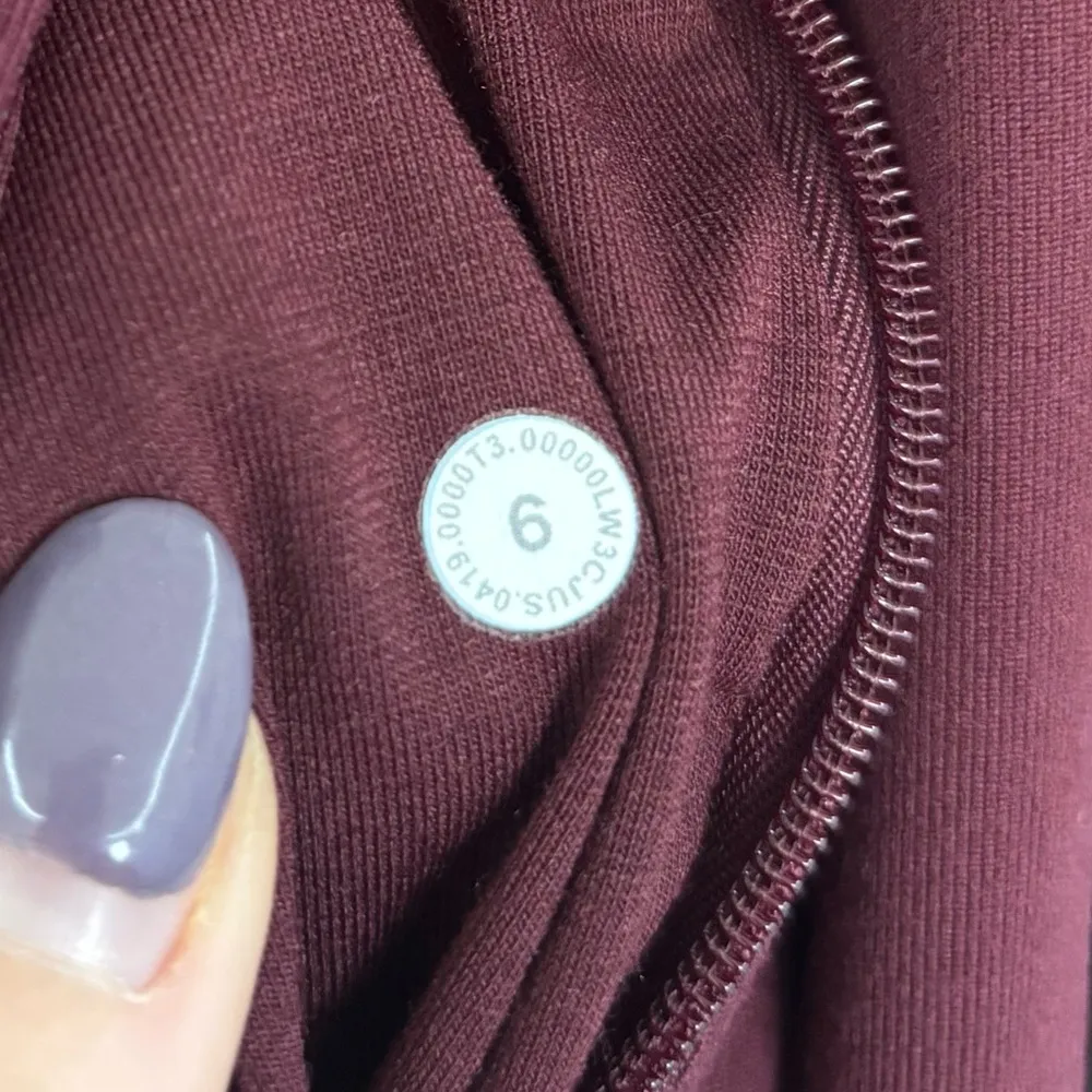 Lululemon Outrun the Elements 1/2 Zip Garnet - Image 6