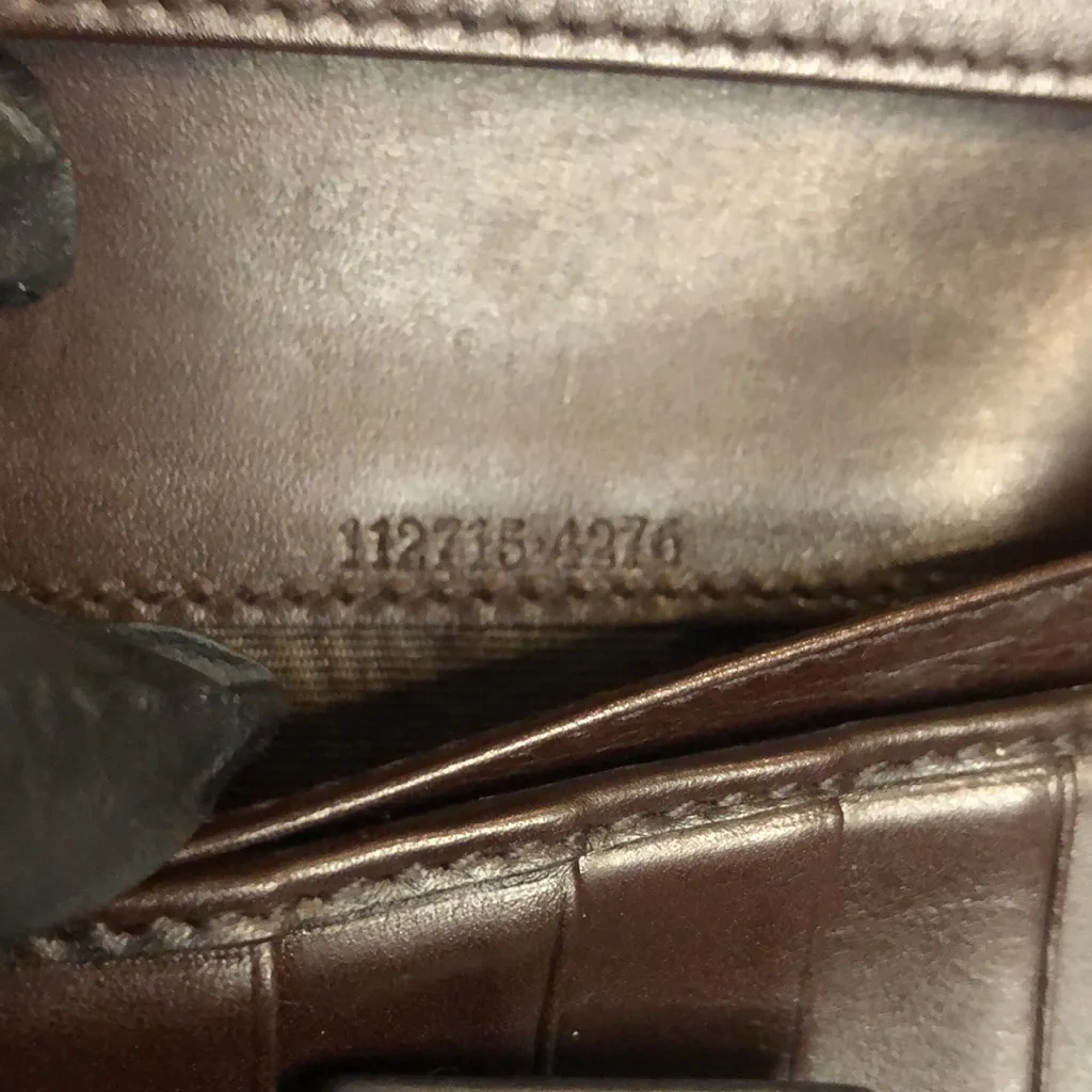 GUCCI GG Guccissima Brown Lambskin Continental Bifold Wallet with Coin Section - Image 11