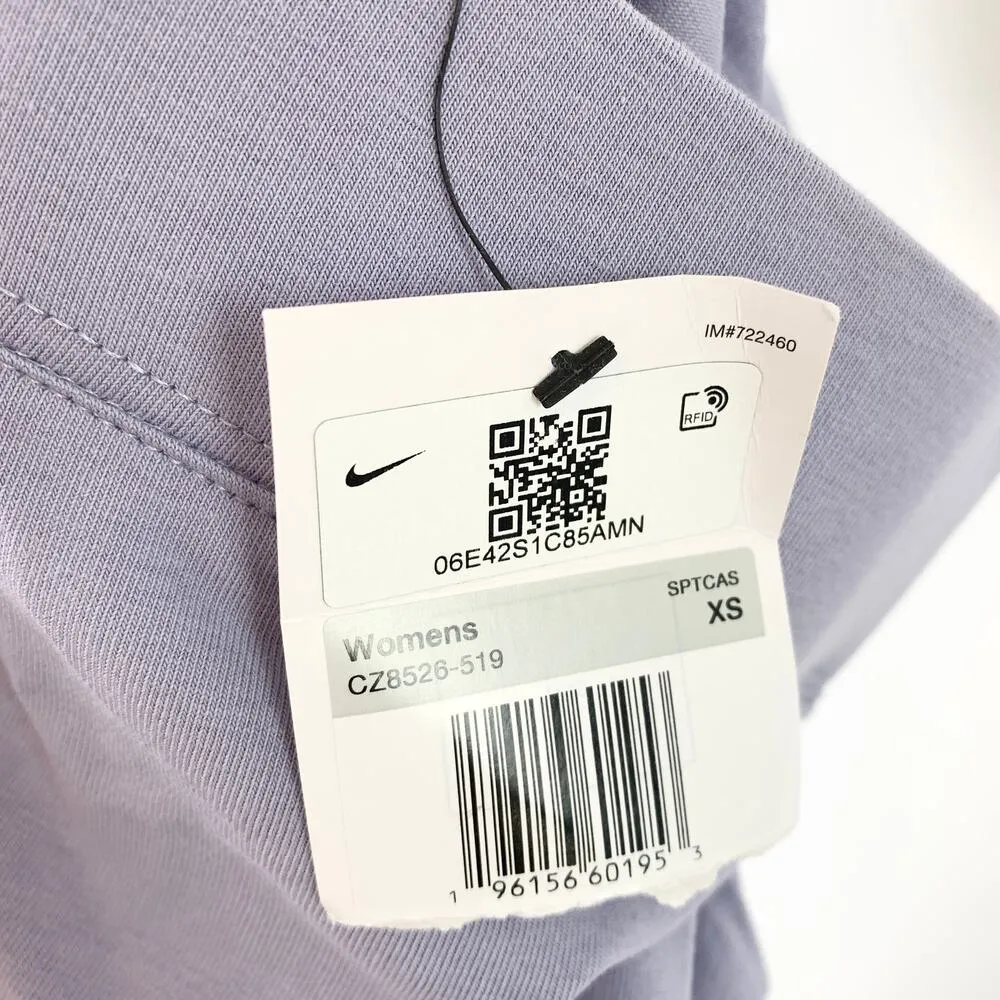 NWT Nike Women's Sportswear Essential Mid-Rise 10" Biker Shorts Purple Size XS - Image 9