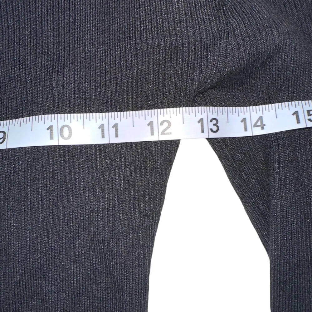 ASTR The Label Felice Long Sleeve Back Cut Out Sweater Black Bodysuit MEDIUM - Image 7