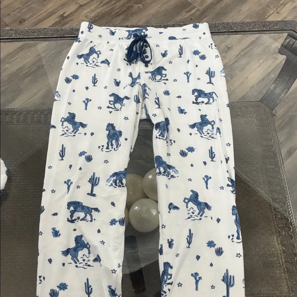 Womens Western Cowboy Pajama Set - Image 4