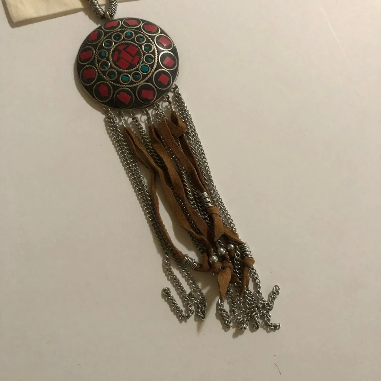 Shiraleah Chicago jewelry - Anthropologie - Catrine native necklace brown NEW - Image 2