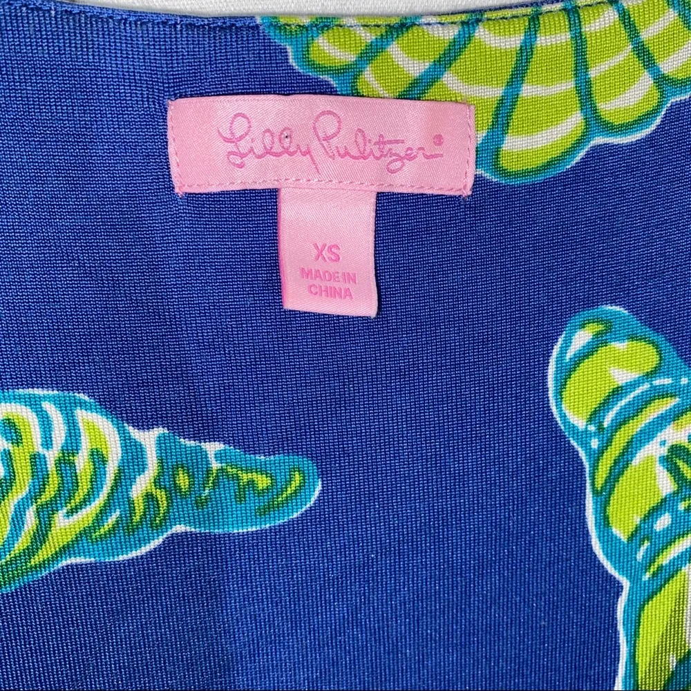 Lilly Pulitzer Sleeveless Shell Print Dress - Image 4