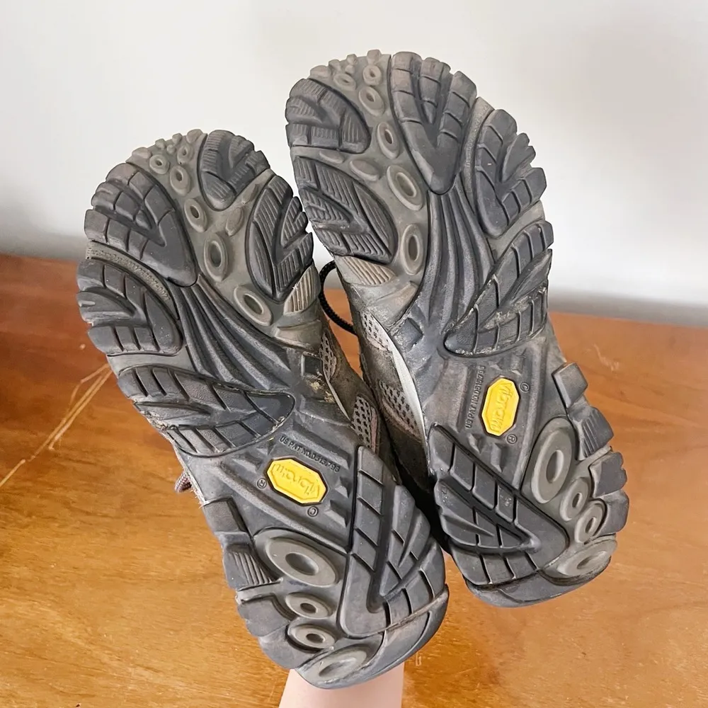 Merrell • Moab Ventilator hiking shoes waterproof gray waterproof low J87336 - Image 9