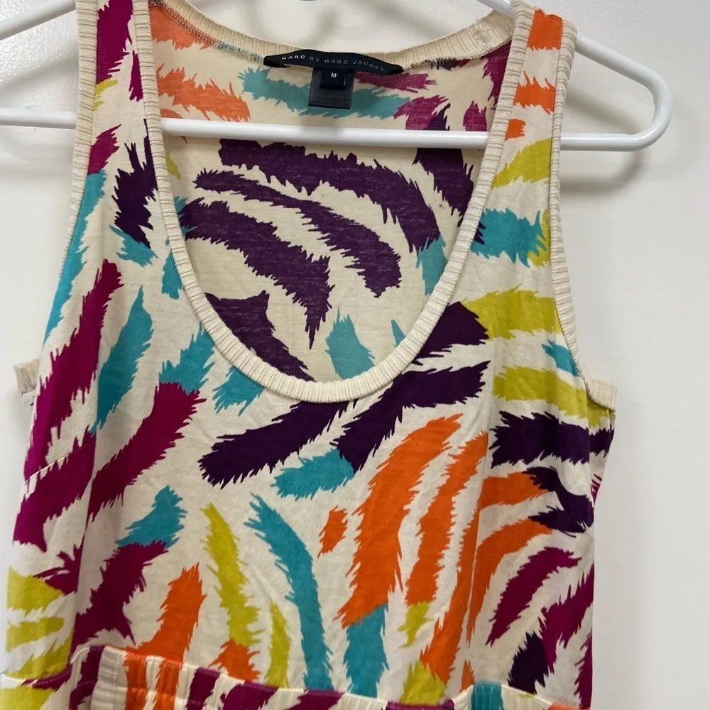 Marc by Marc Jacobs Size M wild side printed tank dress - Image 5