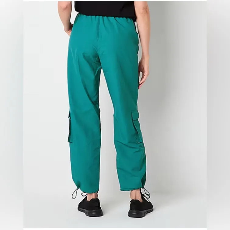 Xersion Size XXL Womens Woven Mid Rise Cinched Parachute Cargo Pant. New - Image 2