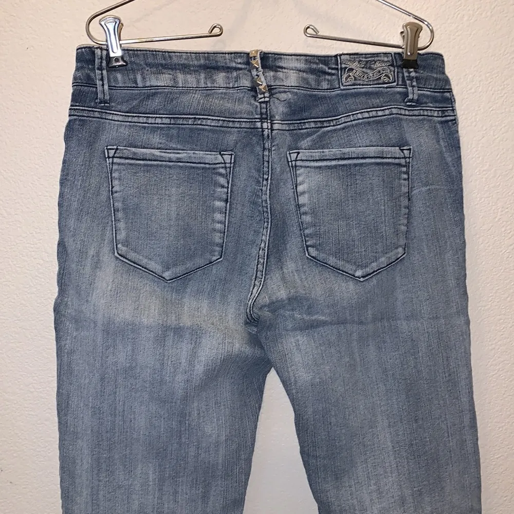 Reflex California 1997 acid wash riveted pink jeans Blue Size undefined - Image 9