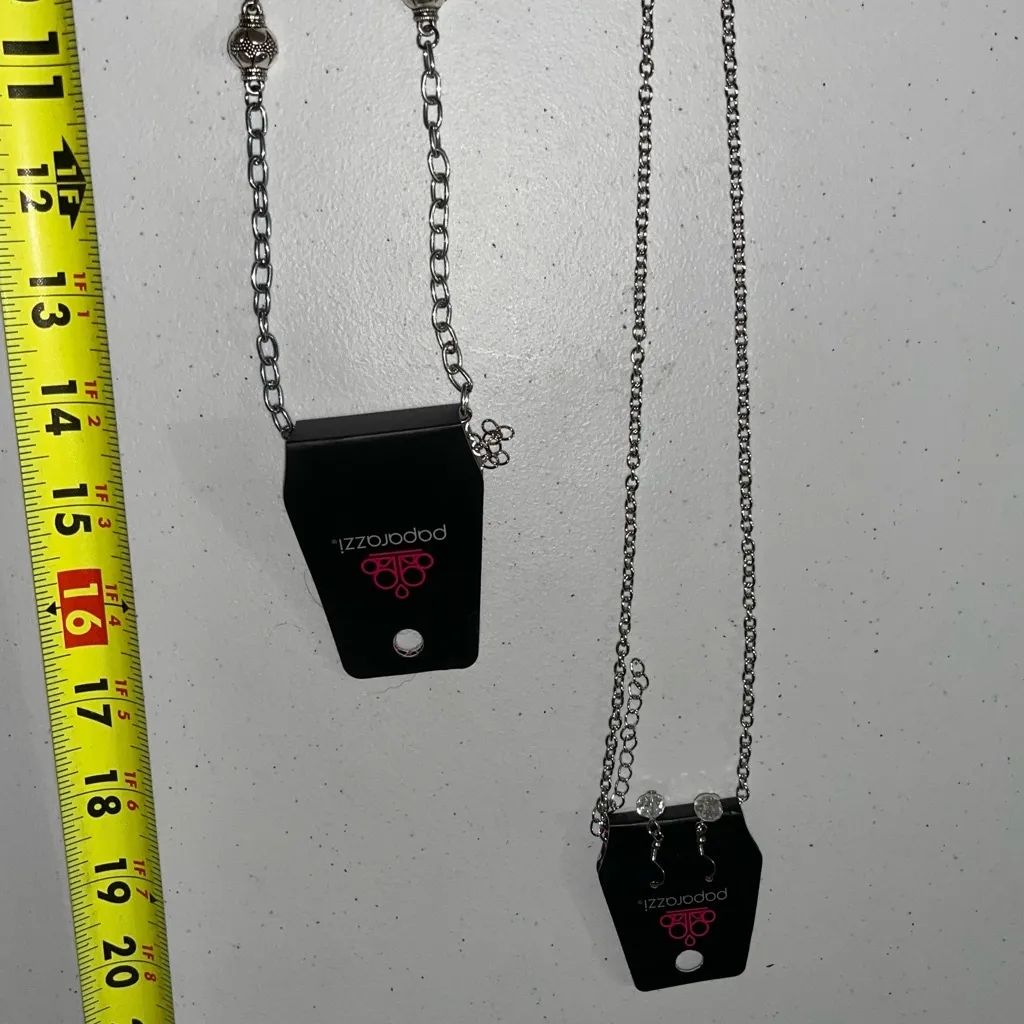 NWT Paparazzi 3 pc Bundle Teal Gemmed Jewelry Set - Image 4