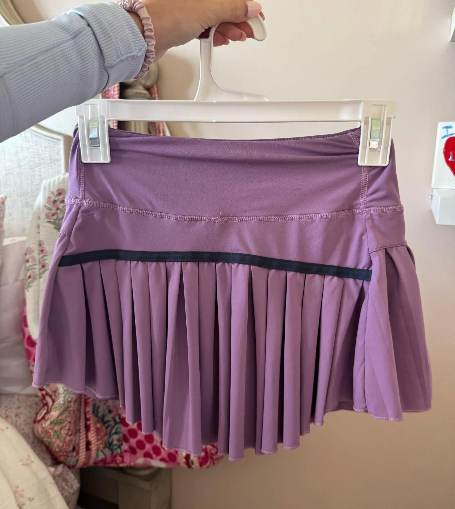 Purple Tennis Skirt Pleated - Image 2