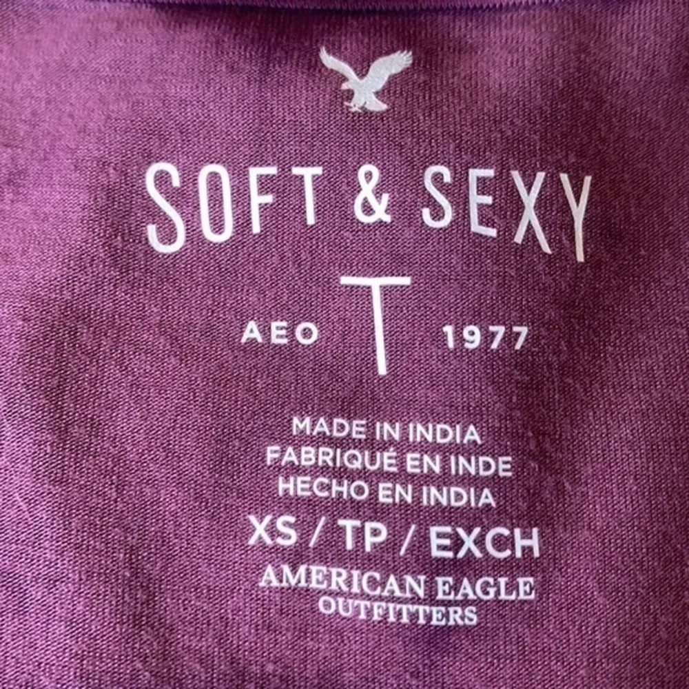 American Eagle Soft & Sexy stretch wrap bell sleeve top XS - Image 8