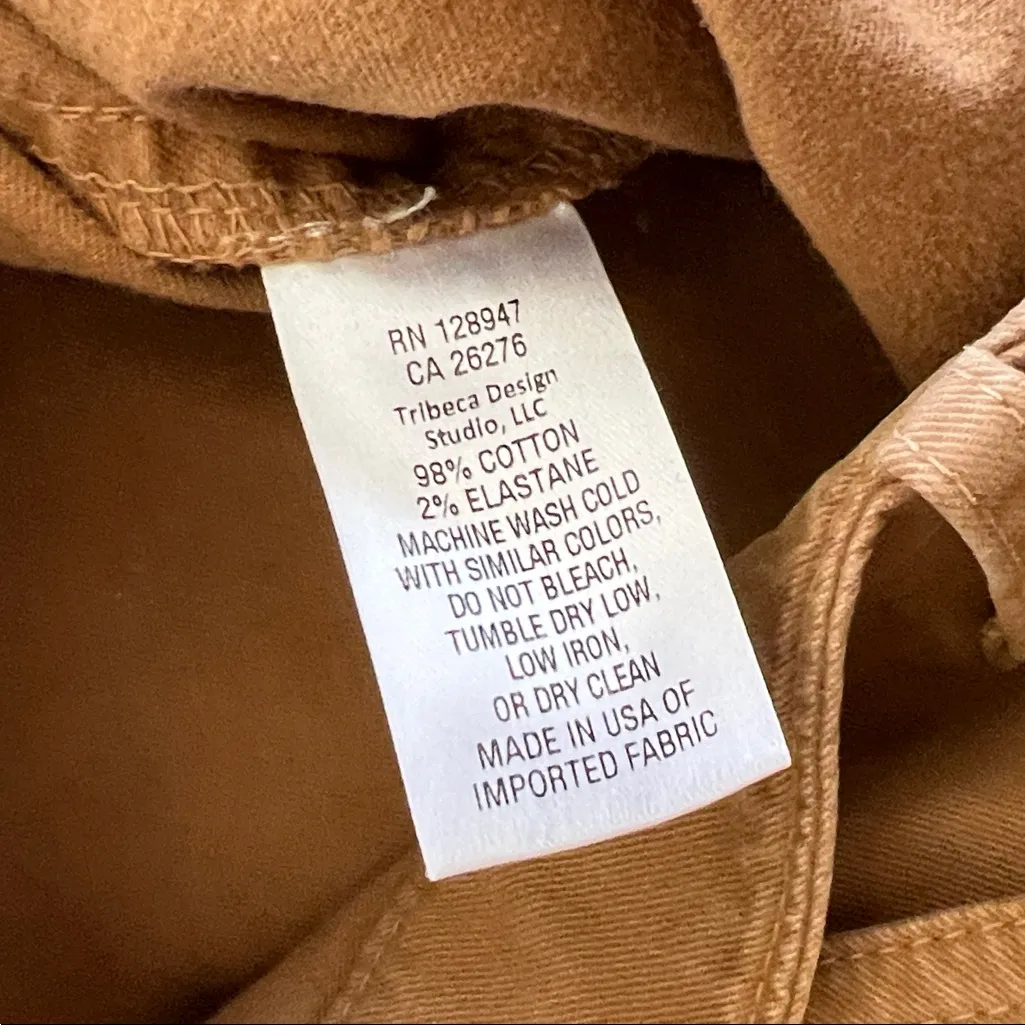 Nili Lotan Cargo Cropped Jogger Military Pants Women Sz 2 111/88 80NL Tan - Image 8