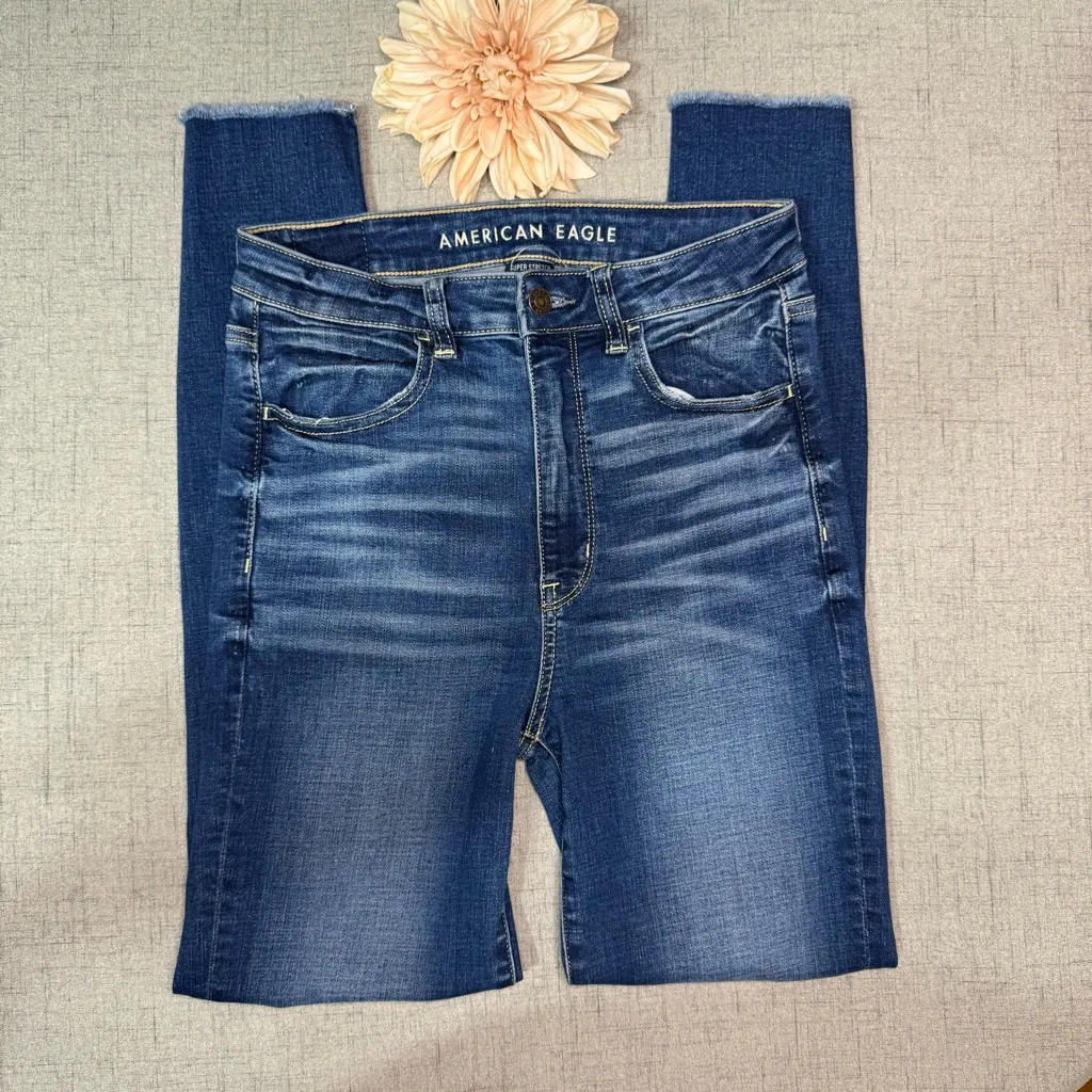 American Eagle Highest Rise Super Stretch Jegging Distressed Skinny Jean 6 - Image 7