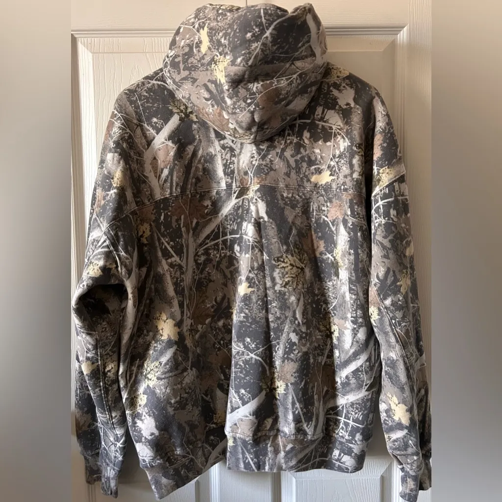 Abercrombie & Fitch Soft Essentials Oversized Camo Hoodie Sweatshirt Size Large - Image 7