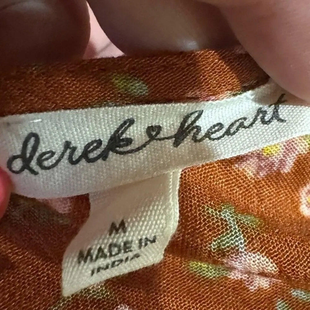 Derek Heart ruffled cropped drawstring jumpsuit - Image 4