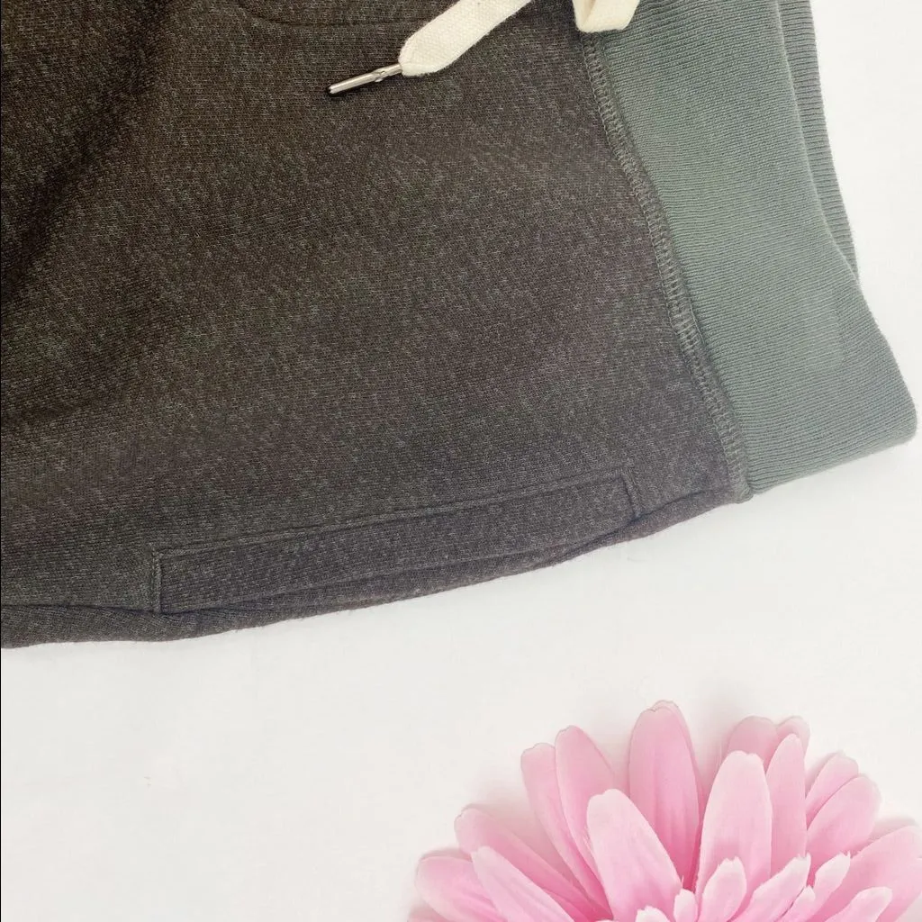 n:PHILANTHROPY Cotton French Terry Ankle Zip Jogger Sweatpants: Olive Green - Image 8