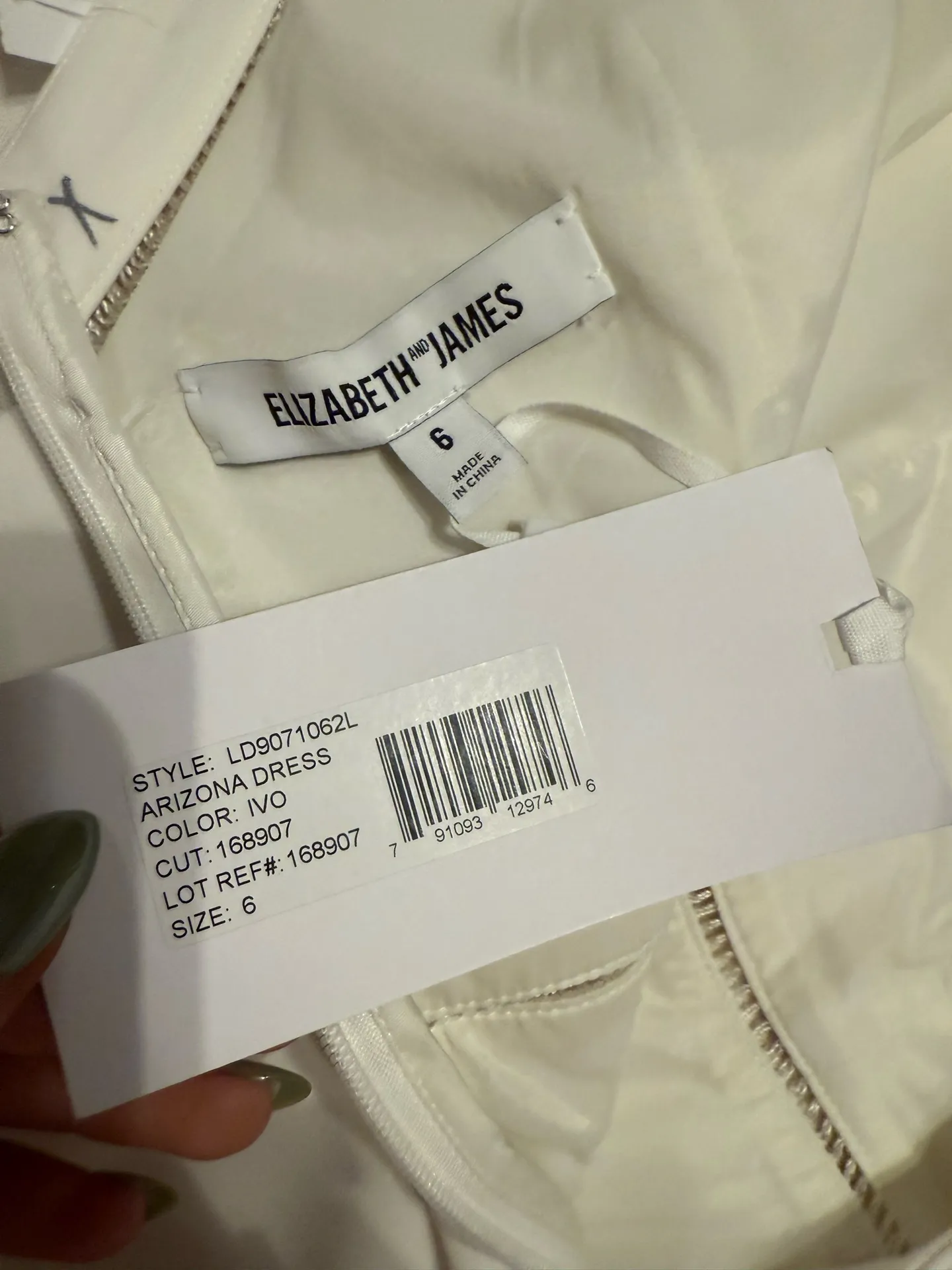 Elizabeth and James Dress Mini white - Image 4