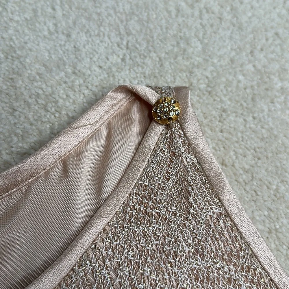 Betsey & Adam: Vintage Gold Dress - Image 5