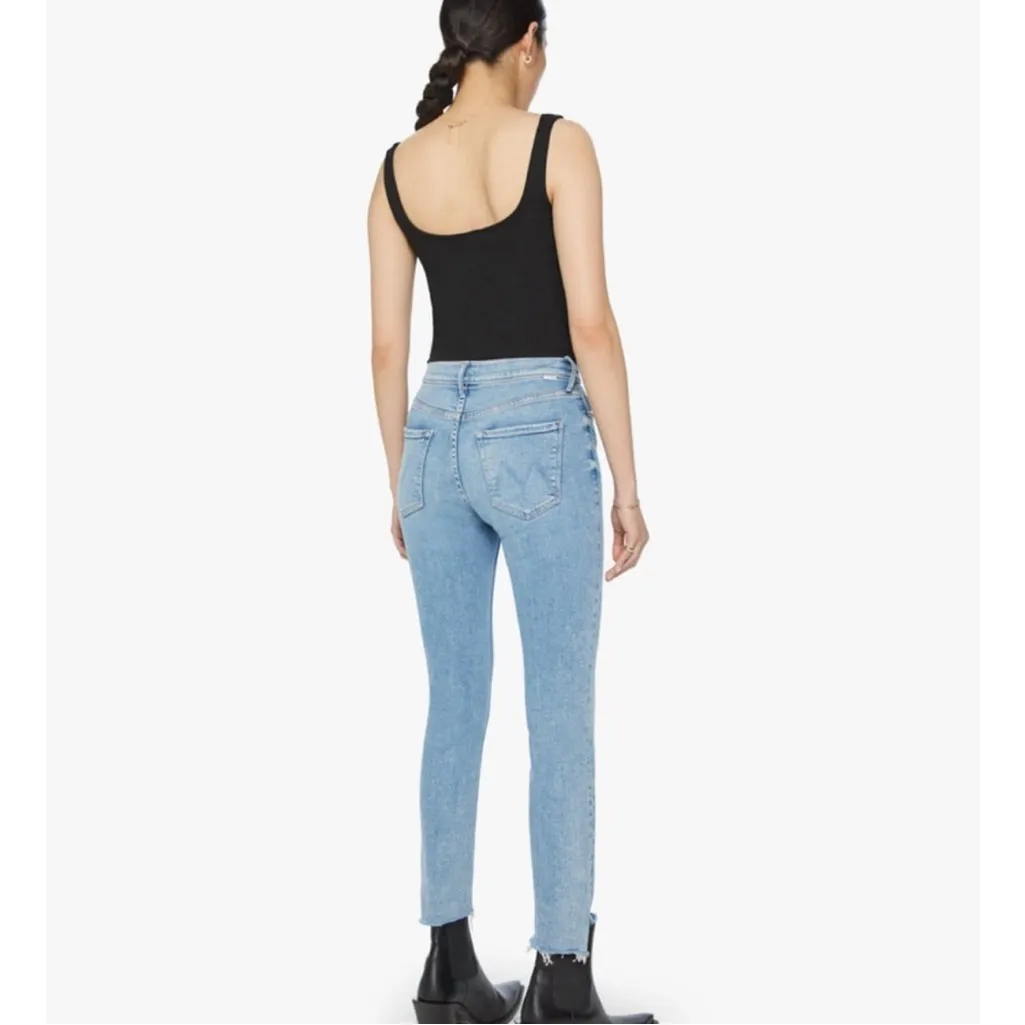 MOTHER THE MID RISE DAZZLER ANKLE STEP FRAY Ropin' N' Ridin' 29 - Image 4